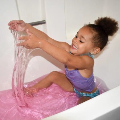 Glitter slime baff con unicornio inflable - Imagen 2