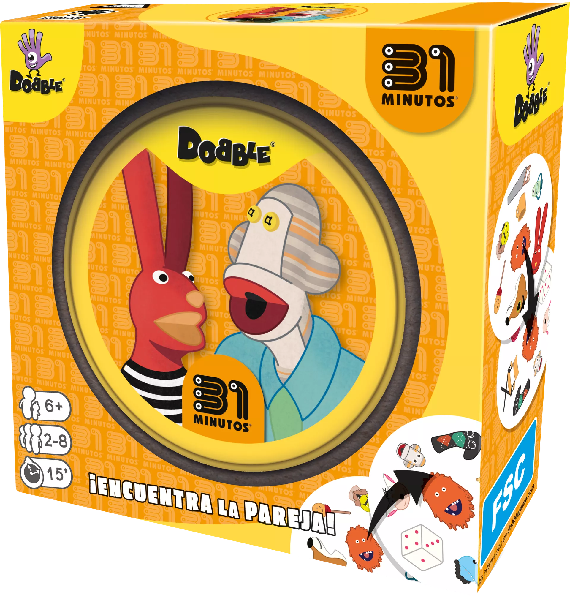 JUEGO DE MESA DOBBLE 31 MINUTOS - Imagen 2