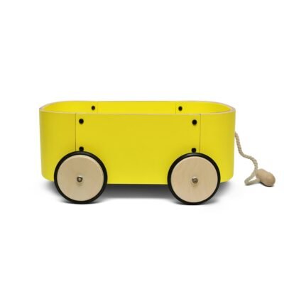 RODA - CARRO MADERA LUPE AMARILLO