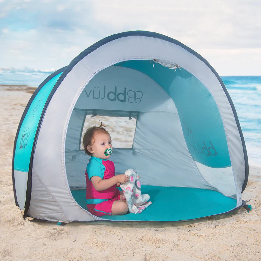 CARPA DE JUEGOS POP-UP SUNKITOANTI-UV CON MOSQUETERA