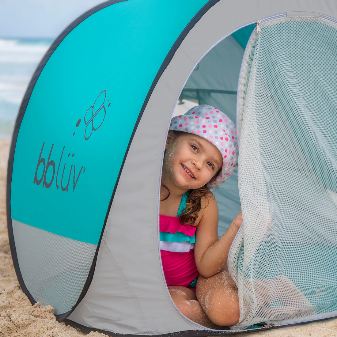 CARPA DE JUEGOS POP-UP SUNKITOANTI-UV CON MOSQUETERA - Imagen 2