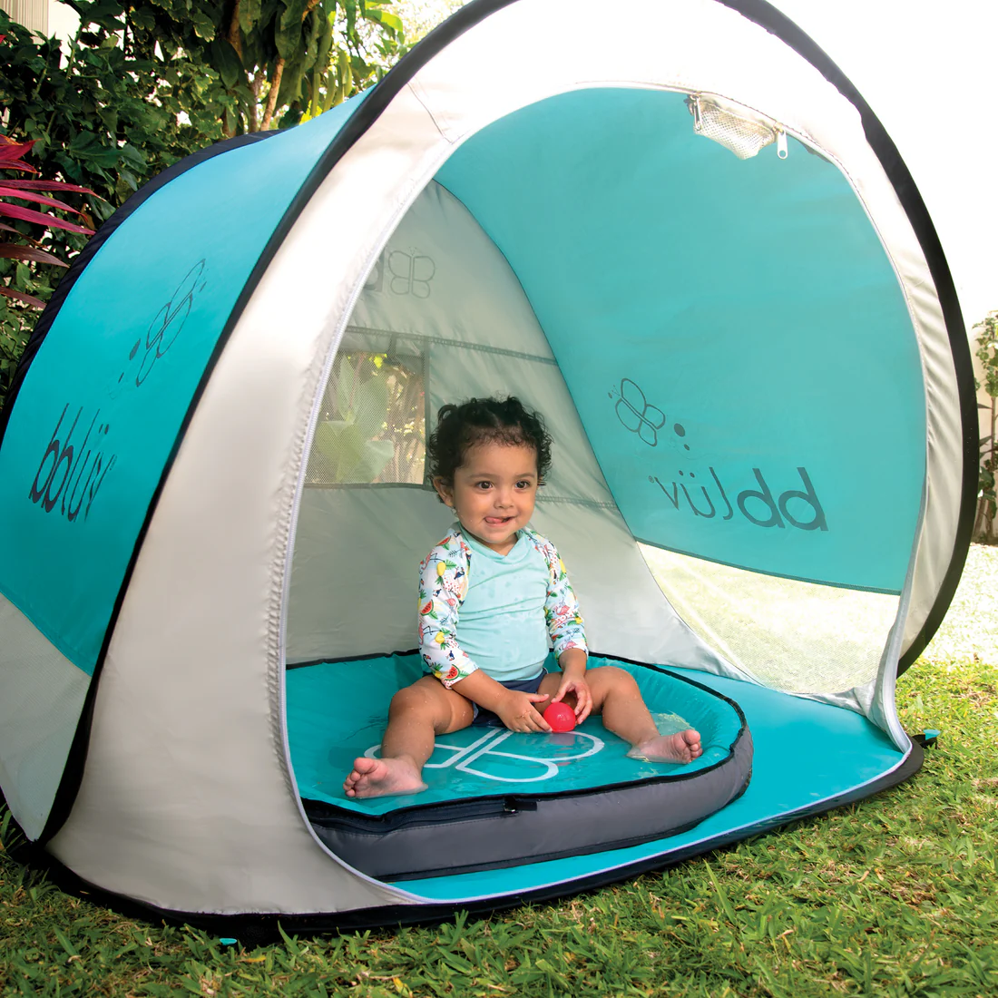 CARPA DE JUEGOS POP-UP SUNKITOANTI-UV CON MOSQUETERA - Imagen 4