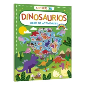 LIBRO DE ACTIVIDADES STICKERS 3D DINOSAURIOS