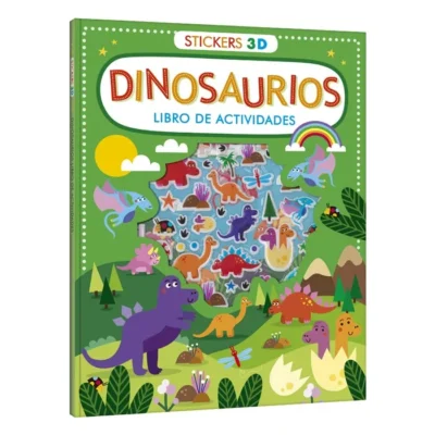 Dinosaurios Libro de Actividades Stickers 3D