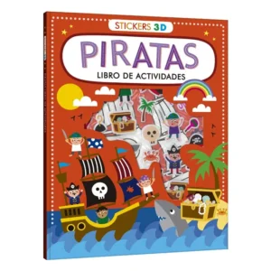LIBRO DE ACTIVIDADES STICKERS 3D PIRATAS