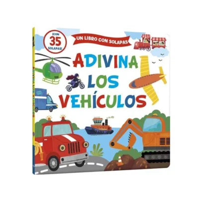 Adivina Los Vehículos, con 35 Solapas