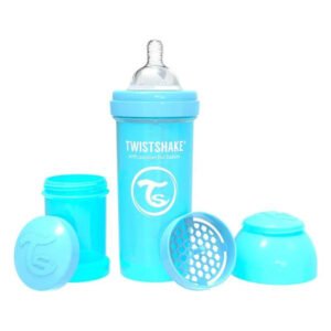 MAMADERA TWISTSHAKE ANTI-CÓLICO 260 ML CELESTE