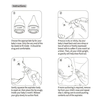 Aspirador Nasal Easy-Squeezy Haakaa - Imagen 4