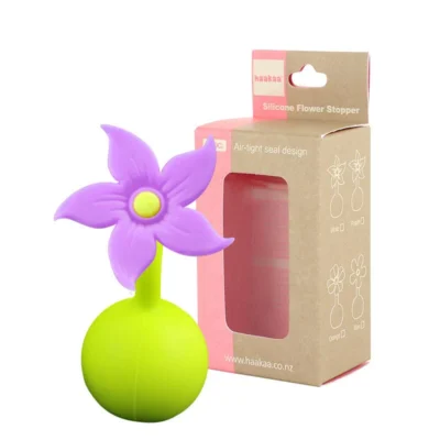 Tapón de Flor de silicona para recolector de leche materna Haakaa - Imagen 5