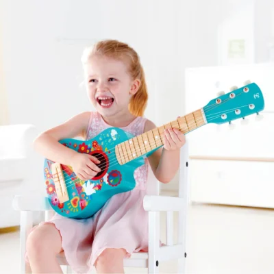 Guitarra con flores - HAPE - Imagen 2