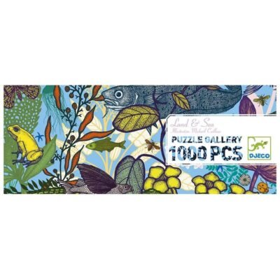DJECO - Puzzle Tierra y Mar 1000pcs