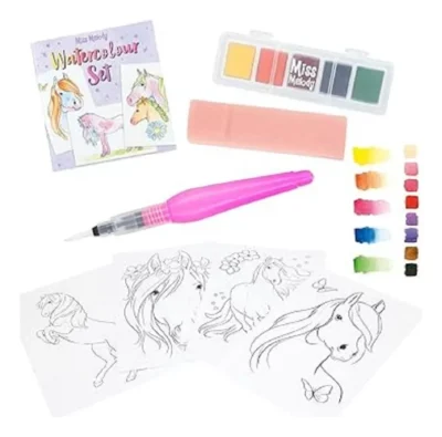 MISS MELODY SET DE ACUARELAS - DIBUJOS ARTISTICOS ACUARELAS CON MOTIVOS DE CABALLOS - Imagen 3
