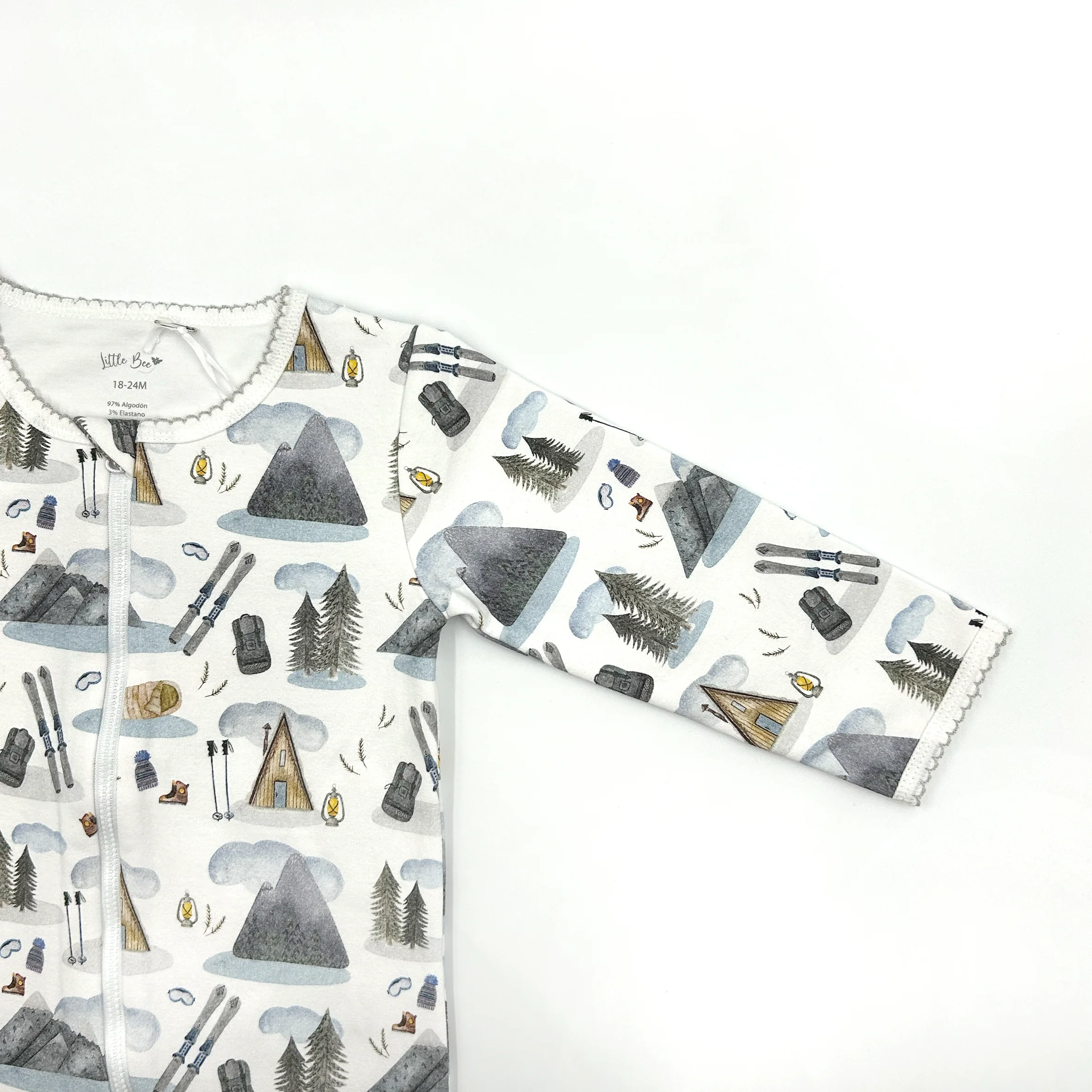 PIJAMA BABY FRANELA SNOW - Imagen 2