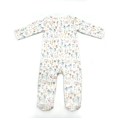 PIJAMA BABY FRANELA UNICORNS - Imagen 3
