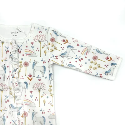 PIJAMA BABY FRANELA UNICORNS - Imagen 2