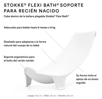 SOPORTE RECIEN NACIDO PARA TINA FLEXI BATH - Imagen 2