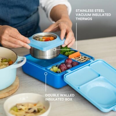 Lonchera para almuerzo Omiebox Isotérmica | Blue Sky - Imagen 3