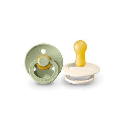 Chupete colour x2 |  ivory/sage Bibs | Redondo | Talla 3