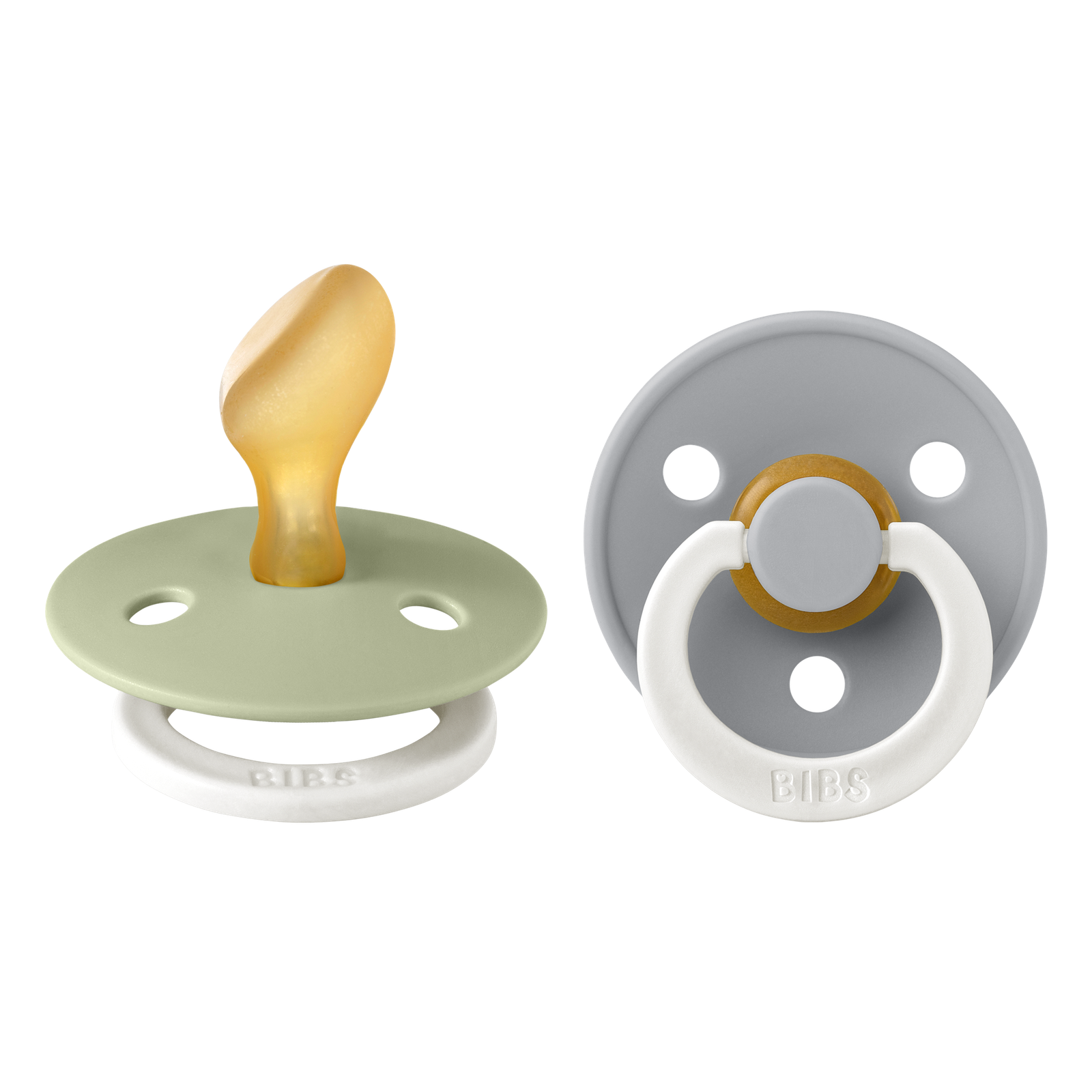 CHUPETE BIBS COLOUR X2 | SAGE & CLOUD GLOW NIGHT | ANATOMICO |  TALLA 2