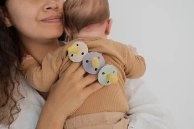 CHUPETE BIBS COLOUR X2 | IVORY & BLUSH | REDONDO | TALLA 1 - Imagen 2