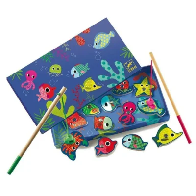 DJECO - Juego de figuras magnéticas Pesca Color