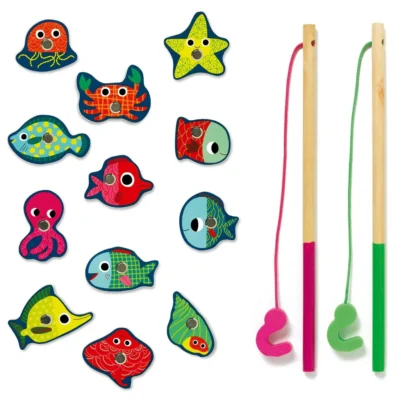 DJECO - Juego de figuras magnéticas Pesca Color - Imagen 2