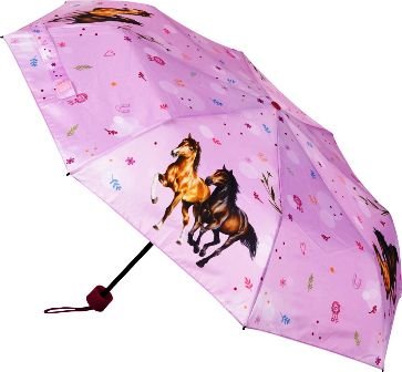 PARAGUAS DE BOLSILLO AMANTES DE LOS CABALLOS