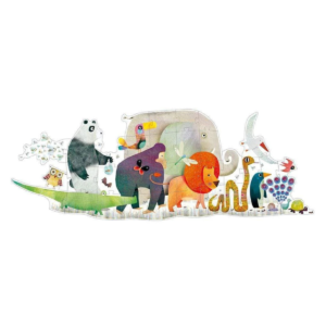 PUZZLE GIGANTE DESFILE DE ANIMALES