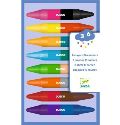 DJECO - Set de Lápices Twins Crayons