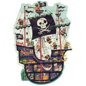 DJECO - PUZZLE GIGANTE EL BARCO PIRATA 36 PCS