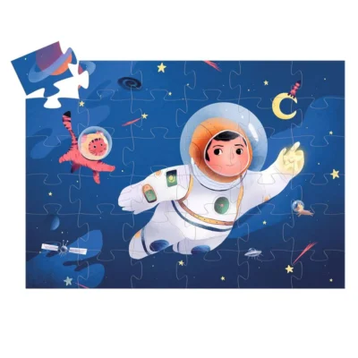 DJECO - Puzzle Astronauta y sus mascotas 36pcs