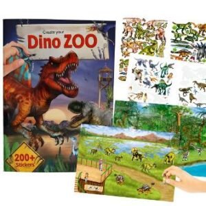 CREA TU DINO Y ZOOLOGICO CON MAS DE 200 STICKERS