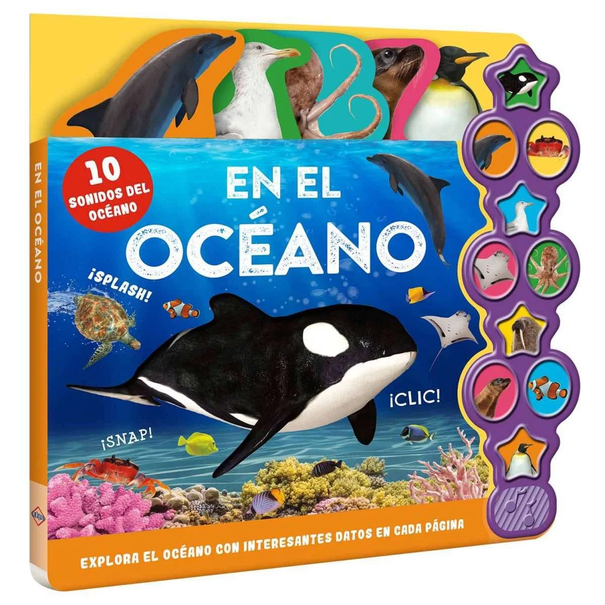 EL OCEANO 10 SONIDOS - LIBRO SONORO