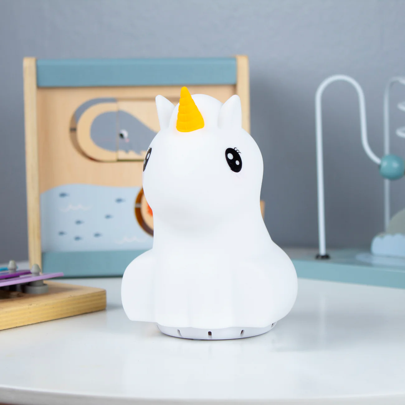 LÁMPARA CON RUIDO BLANCO UNICORNIO