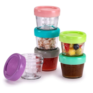 PACK DE 6 CONTENEDORES DE VIDRIO 118ML MELII