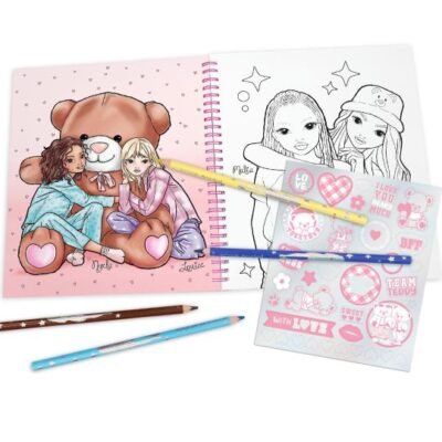 TOPMODEL LIBRO DE COLOREAR TEAM TEDDY - Imagen 2