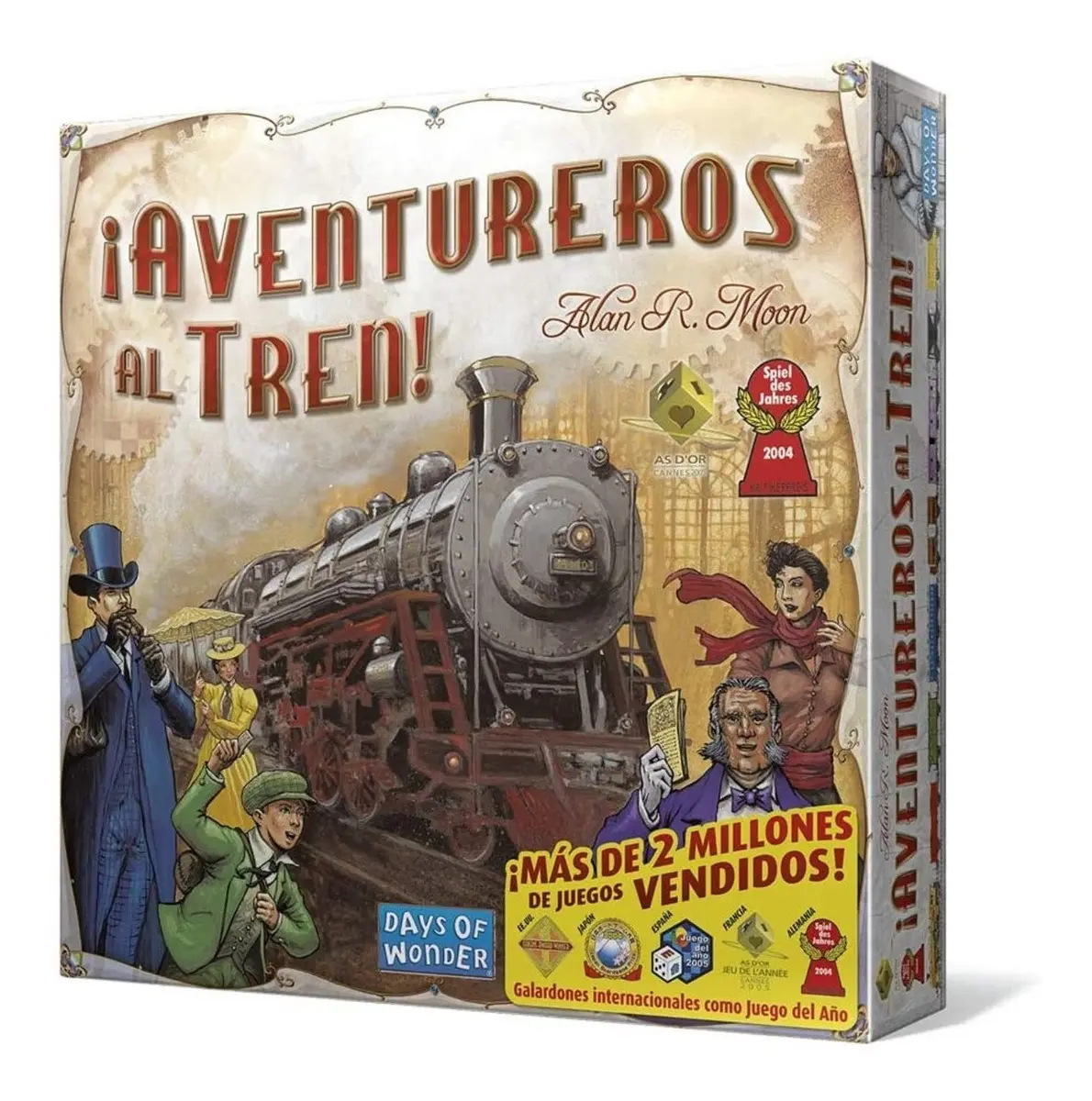 JUEGO DE MESA AVENTUREROS AL TREN AMERICA - Imagen 3
