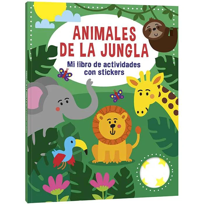 LIBRO DE ACTIVIDADES ANIMALES DE LA JUNGLA