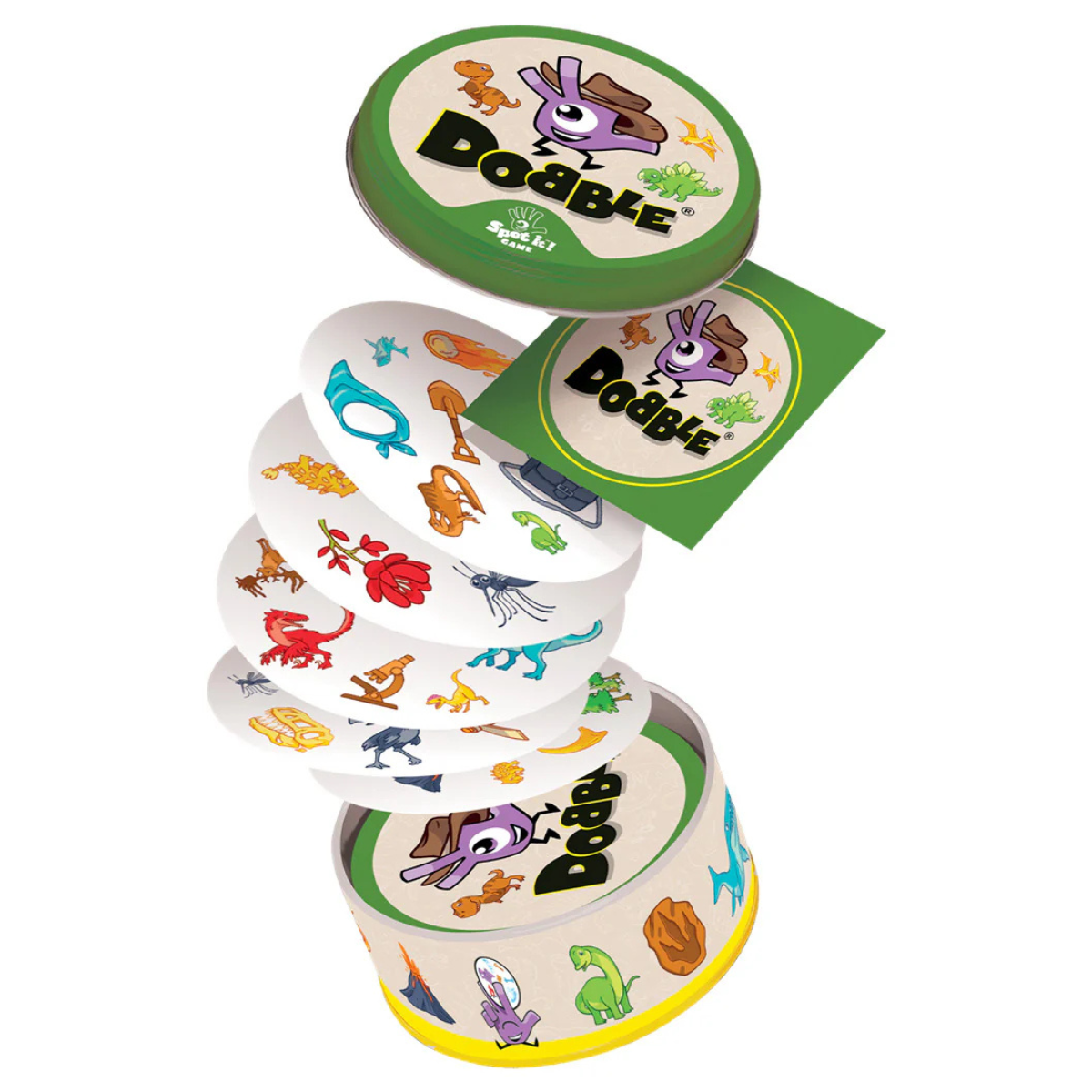 JUEGO DE MESA DOBBLE DINOSAURIO