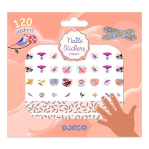 STICKERS PARA UÑAS DE PLUMAS