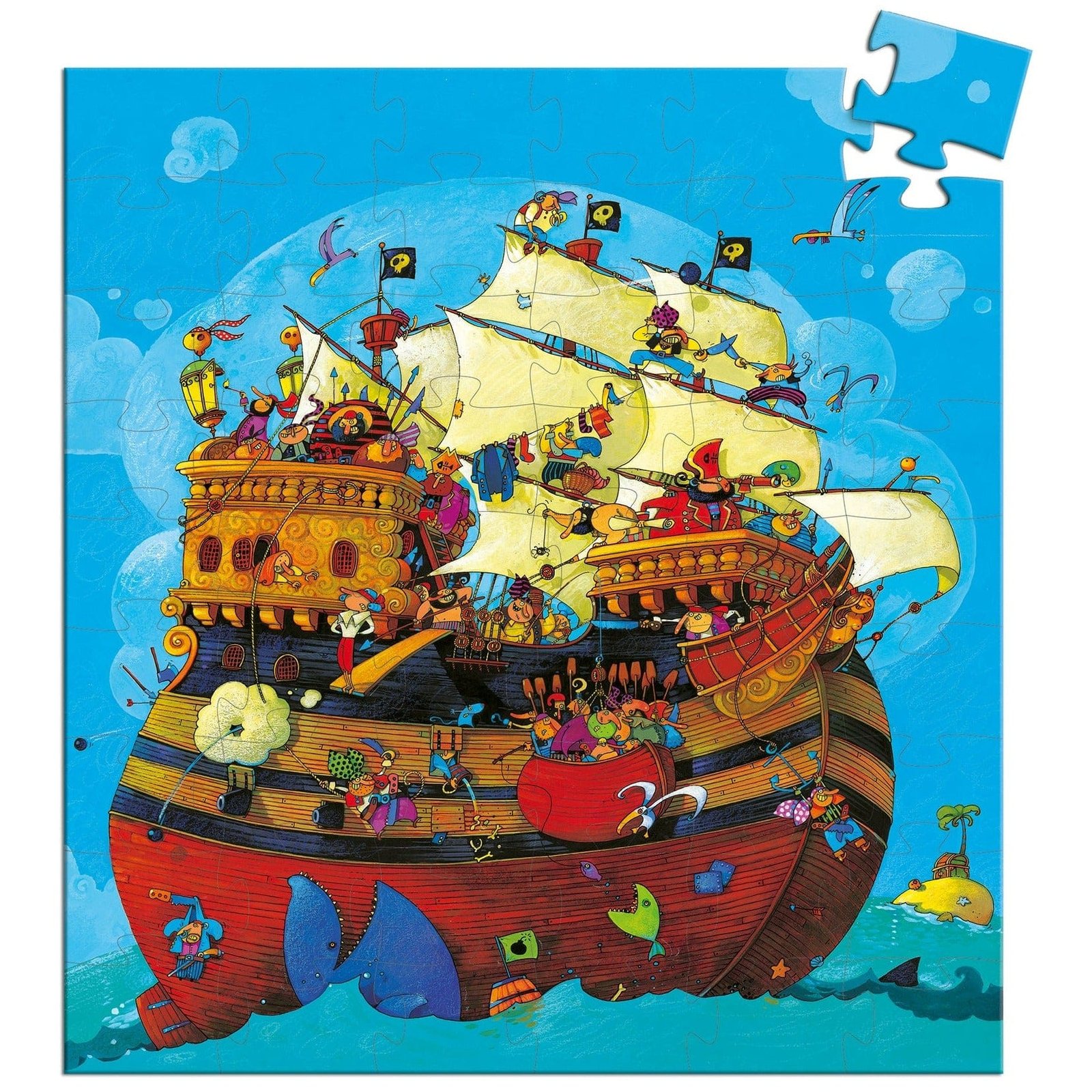 PUZZLE BARCO BARBAROSSA 54 PIEZAS - Imagen 2