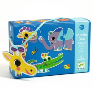 PUZZLE DUO ANIMALES ARTICULADOS
