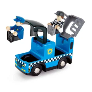 COCHE DE POLICIA CON SIRENA