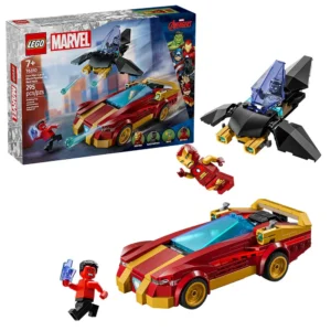 DEPORTIVO DE IRON MAN Y BLACK PANTHER VS HULK ROJO