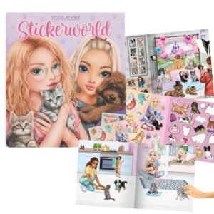 TOP MODEL STICKERWORLD KITTY AND DOGGY
