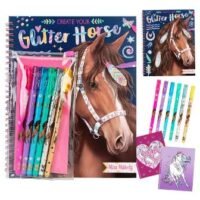 MISS MELODY - CREA TUS CABALLOS GLITTER - DIBUJOS DIVERTIDOS Y BRILLANTES