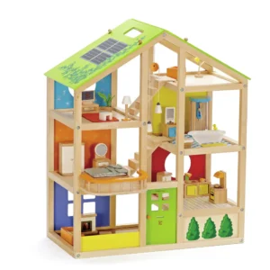 GRAN CASA DE MUÑECAS CON MUEBLES
