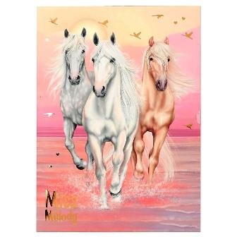 MISS MELODY - SET DE PAPEL DE CARTA SUNDOWN CON 24 HOJAS Y 12 CARTAS - Imagen 2