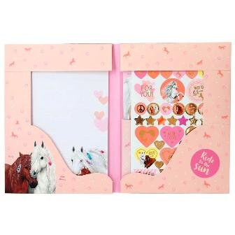 MISS MELODY - SET DE PAPEL DE CARTA SUNDOWN CON 24 HOJAS Y 12 CARTAS - Imagen 3