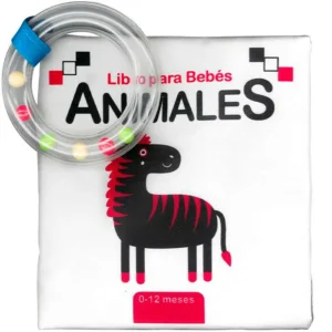 LIBRO PARA BEBES ANIMALES TELA